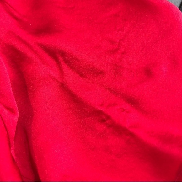 Moschino Cheap and Chic Key to My Heart red silk mini dress one shoulder size 46 - Picture 11 of 13